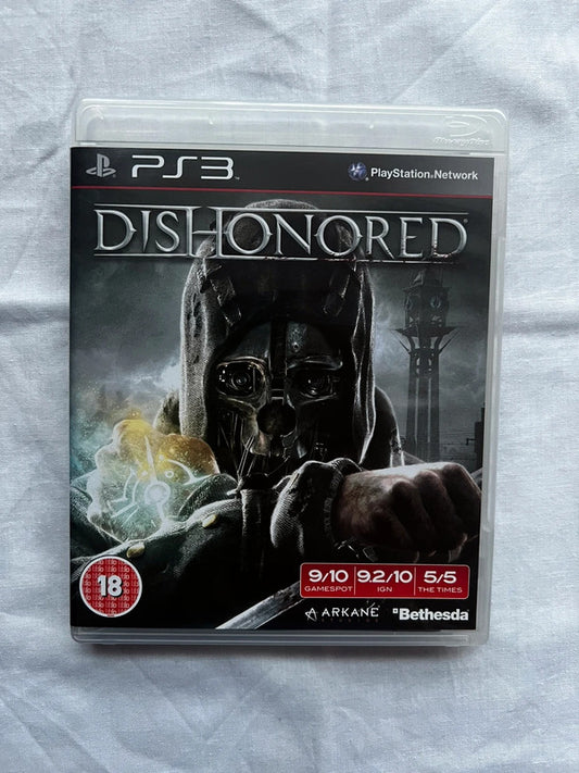 Dishonored (Sony PlayStation 3 PS3 , 2012) Boxed game With Manual VGC
