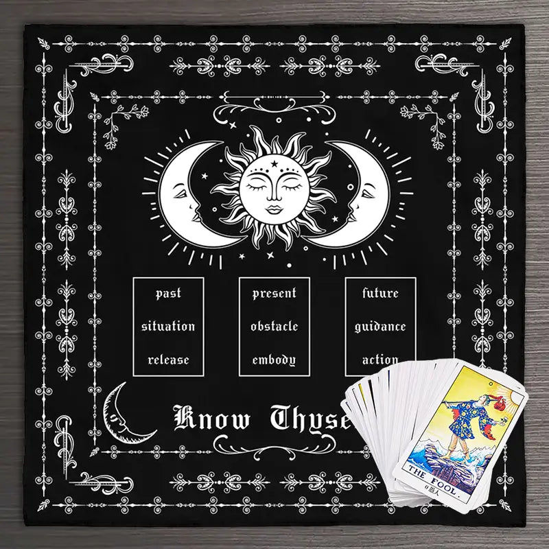 Know Thyself Tarot Spread Cloth