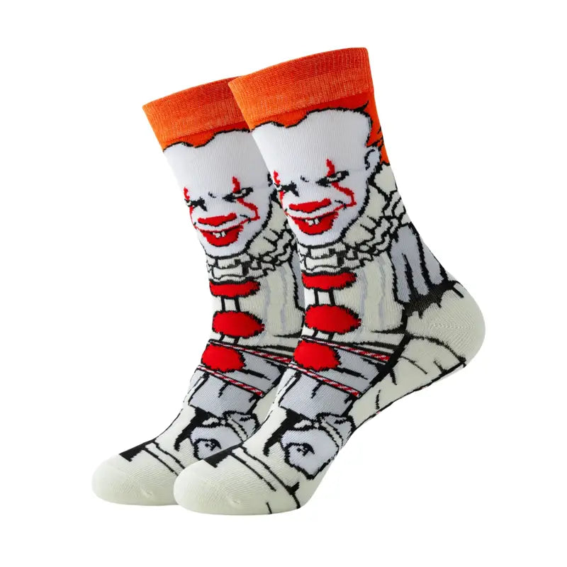 IT Pennywise Horror Movie Novelty Socks