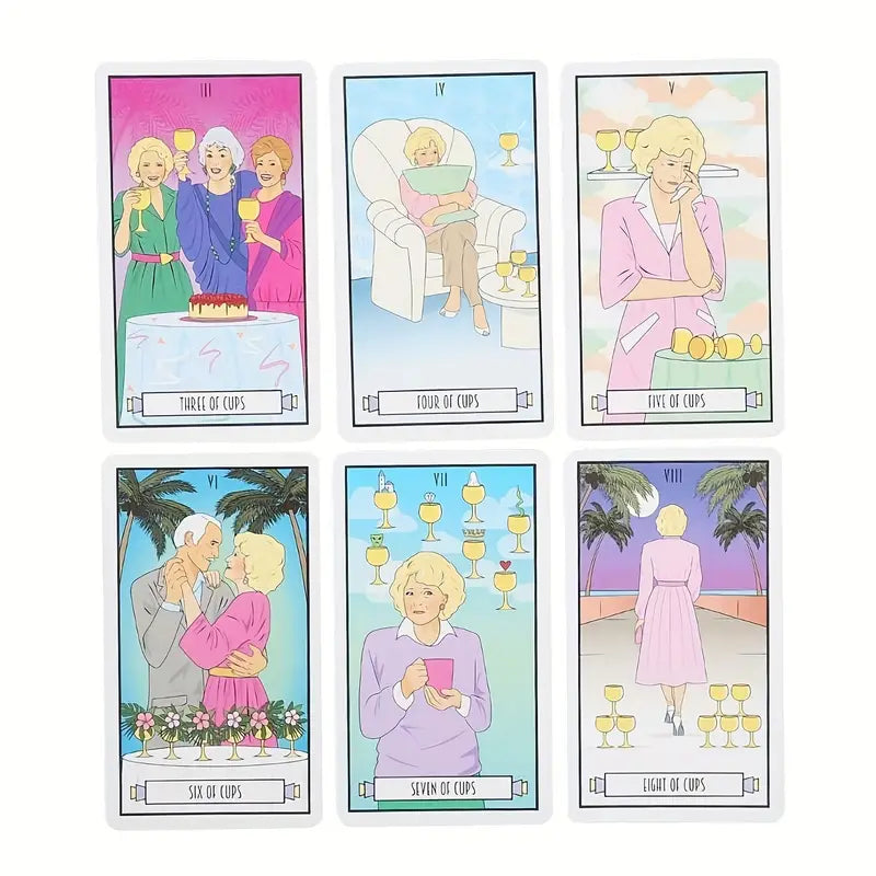 Golden Girls Tarot Cards! Perfect for psychic readings, friend game nights, and tarot enthusiasts