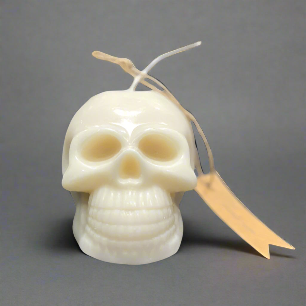 Handmade Scented Skull Candle
