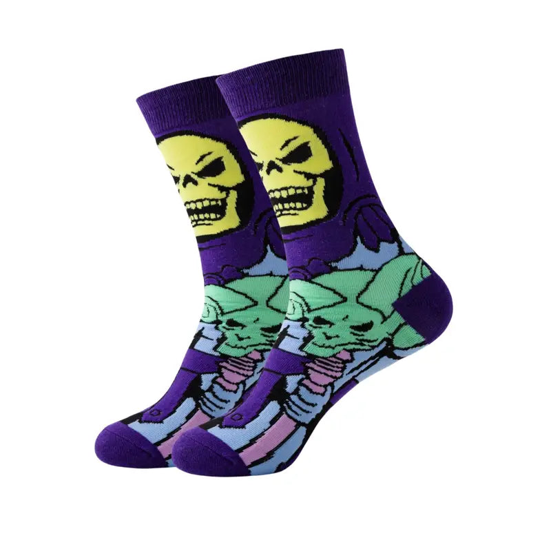 He-Man Skeletor Novelty Socks