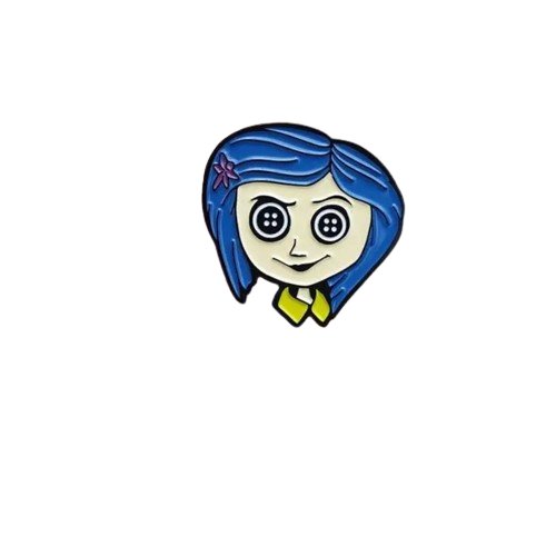 Coraline Other Mother's Button Eyes Pin Badge