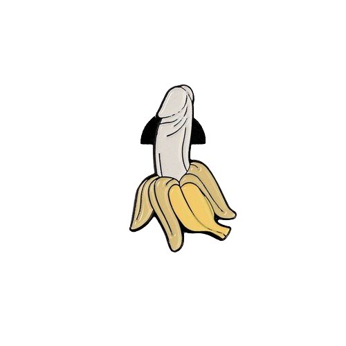 Naughty Banana Pin Badge