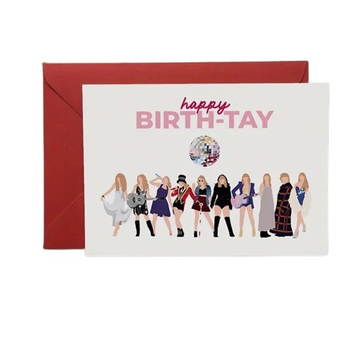 Taylor Swift Fan Happy Birth-Tay Greeting Card