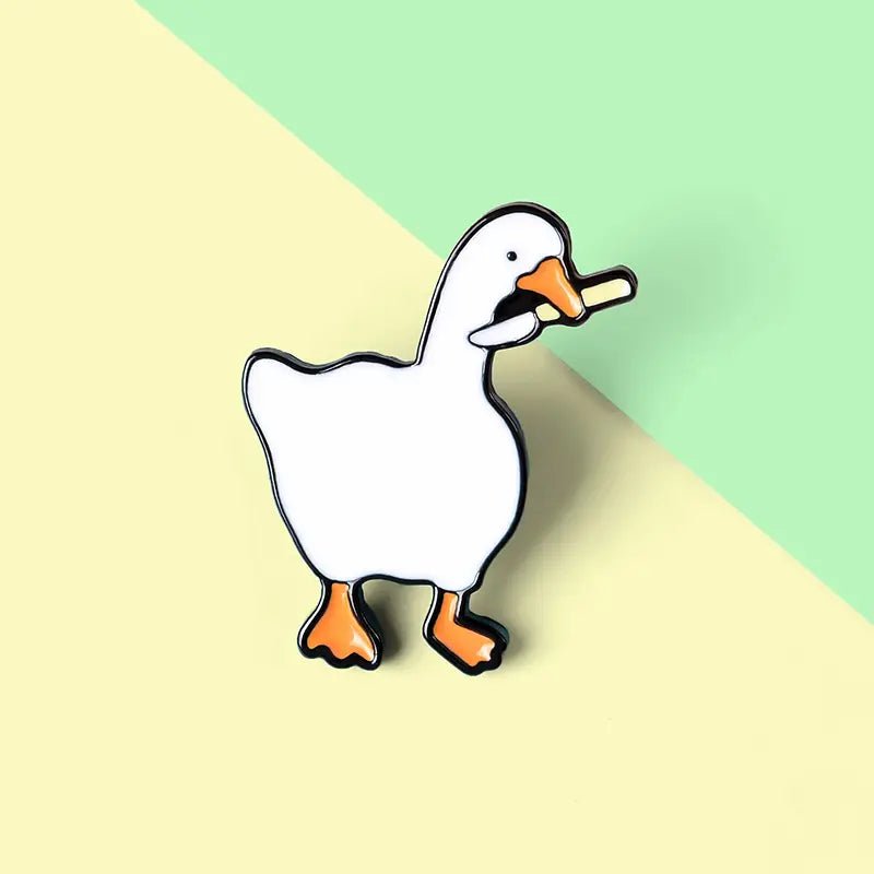 Untitled Goose Game "Murder Goose" Pin Badge
