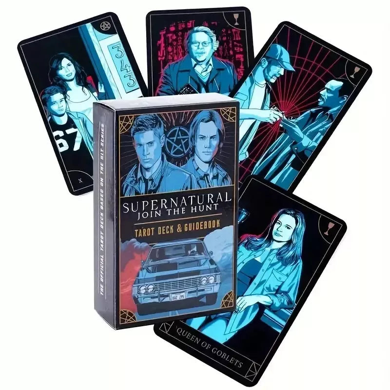 Supernatural TV Show Tarot Deck Divination Fate Cards, Sam and Dean Winchester