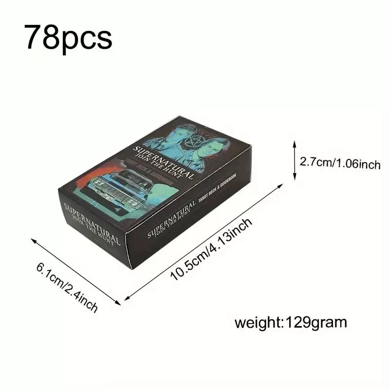 Supernatural TV Show Tarot Deck Divination Fate Cards, Sam and Dean Winchester