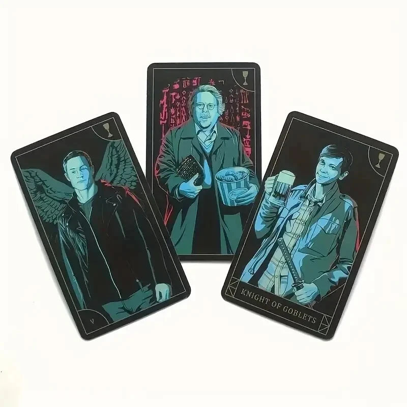 Supernatural TV Show Tarot Deck Divination Fate Cards, Sam and Dean Winchester